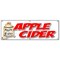 Signmission APPLE CIDER BANNER SIGN fresh orchard produce picked homemade ripe B-72 Apple Cider - alternate 1